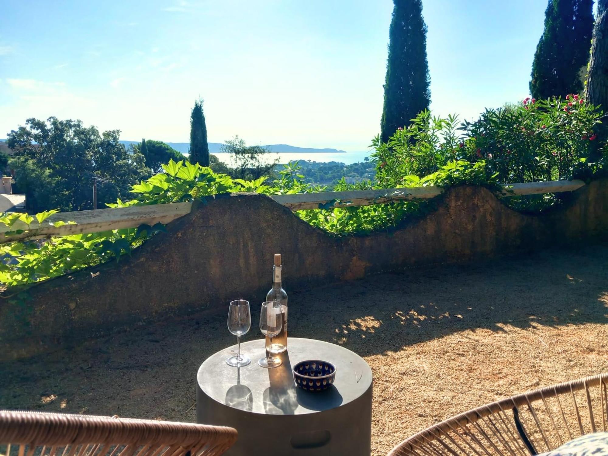 4-Star Private Villa With Heated Pool And Panoramic Sea View At Gulf De Saint Tropez Кавалере-сюр-Мер Екстериор снимка